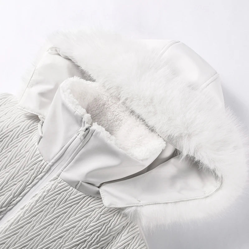 Tuta con cappuccio antivento chic sci snowboard - StepByStepNow