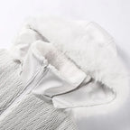 Tuta con cappuccio antivento chic sci snowboard - StepByStepNow