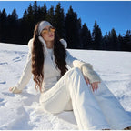 Tuta con cappuccio antivento chic sci snowboard - StepByStepNow