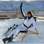 Tuta con cappuccio antivento chic sci snowboard - StepByStepNow