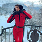 Tuta con cappuccio antivento chic sci snowboard - StepByStepNow