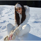 Tuta con cappuccio antivento chic sci snowboard - StepByStepNow