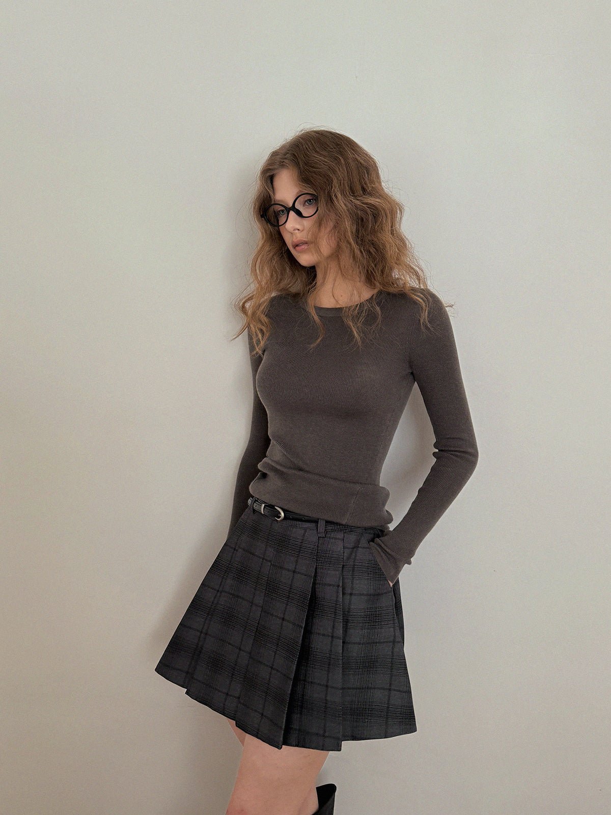 [TWEE] Bemond Round Long Sleeve Knit - StepByStep