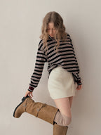 [TWEE] Julen Rugby Collar Long Sleeve T-shirt - StepByStep