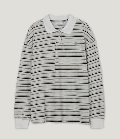 [TWEE] Julen Rugby Collar Long Sleeve T-shirt - StepByStep