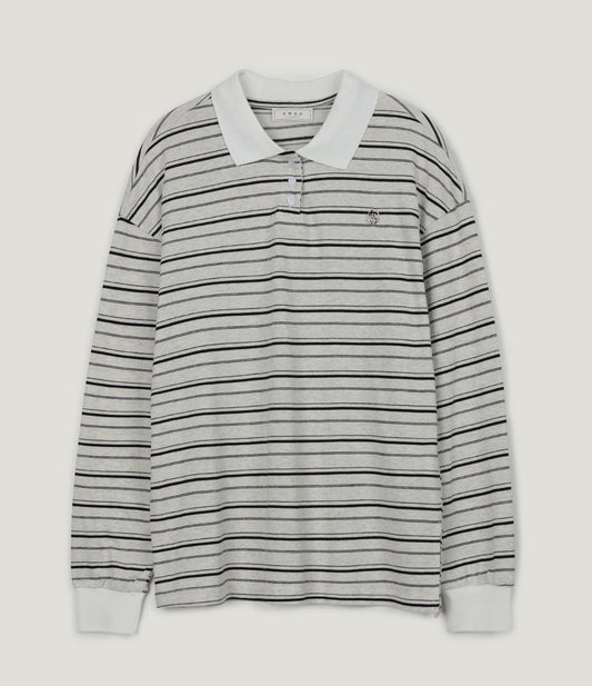 [TWEE] Julen Rugby Collar Long Sleeve T-shirt - StepByStep