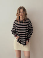 [TWEE] Julen Rugby Collar Long Sleeve T-shirt - StepByStep