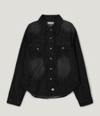 [TWEE] Myuden Pocket Denim Long Sleeve Shirt - StepByStep