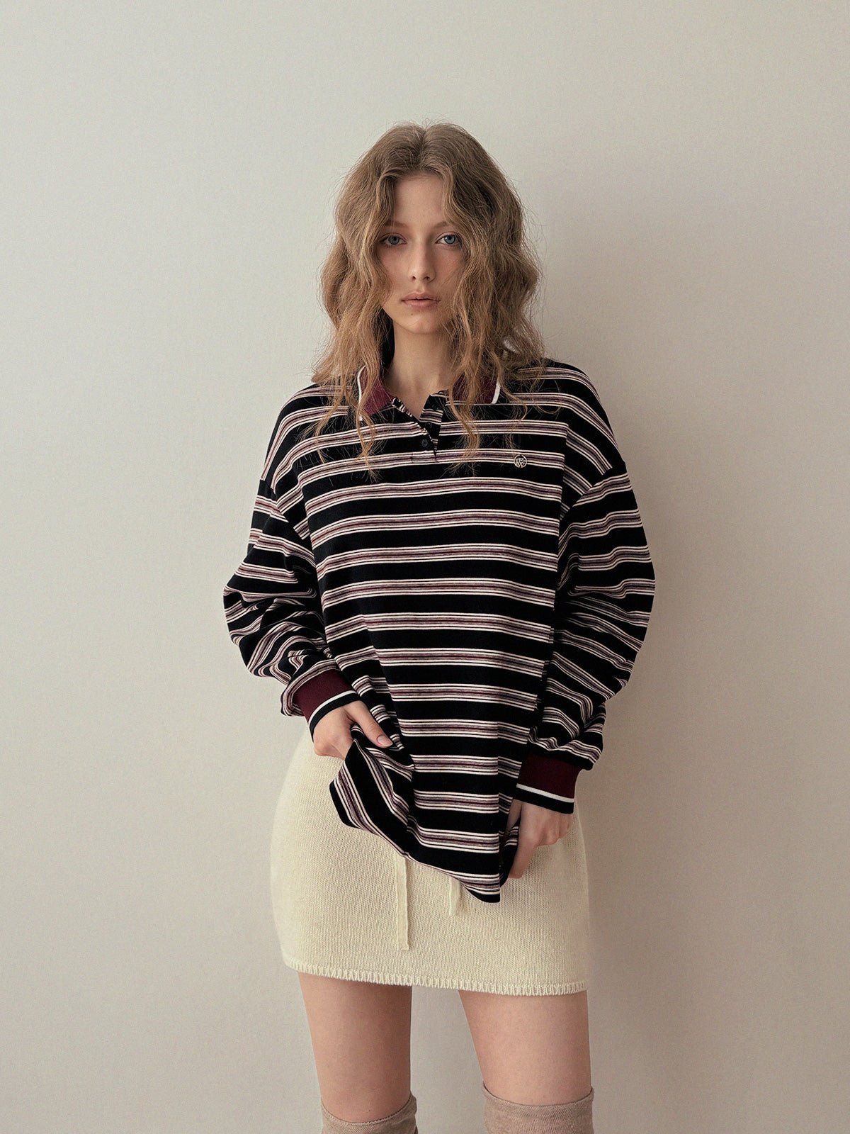 [TWEE] Myutin Banding Knit Mini Skirt - StepByStep