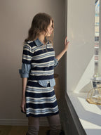 [TWEE] Rillo Stripe Knit Skirt Set - StepByStep