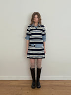 [TWEE] Rillo Stripe Knit Skirt Set - StepByStep