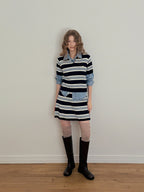 [TWEE] Rillo Stripe Knit Skirt Set - StepByStep