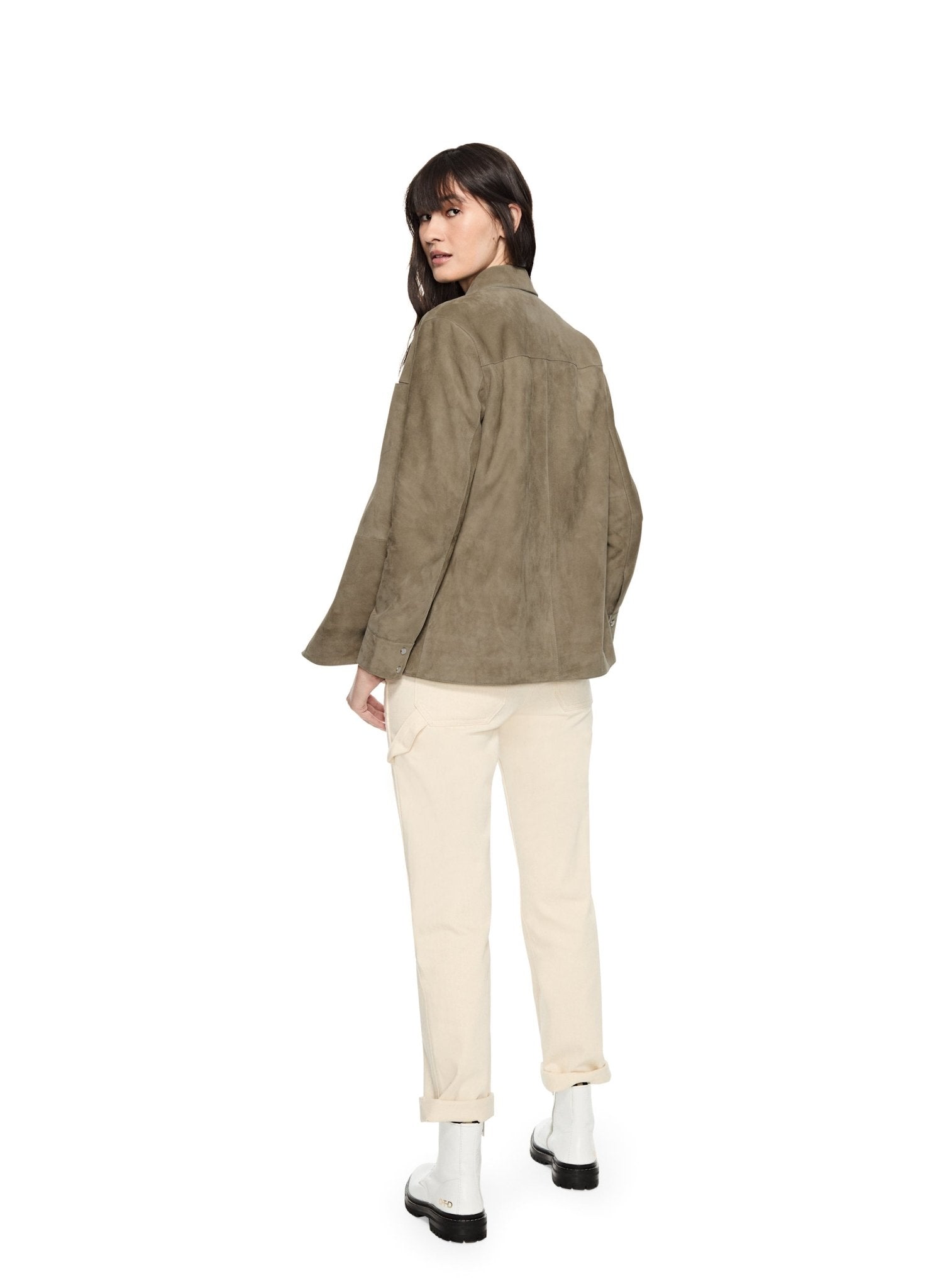 Ultra - Fine Suede Shirt Jacket - StepByStep