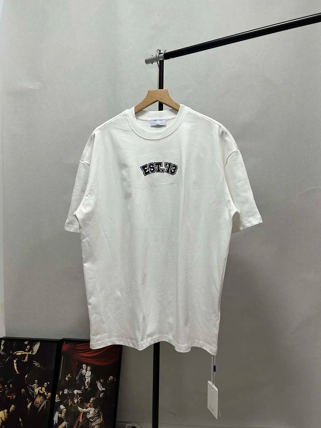 Unisex Oversize Arrow Logo T-Shirt - Hiphop Streetwear Fuzzy Print Cotton Tee | StepbyStepNow - StepByStepNow