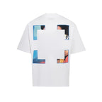 Unisex Oversize Arrow Logo T-Shirt - Hiphop Streetwear Fuzzy Print Cotton Tee | StepbyStepNow - StepByStepNow