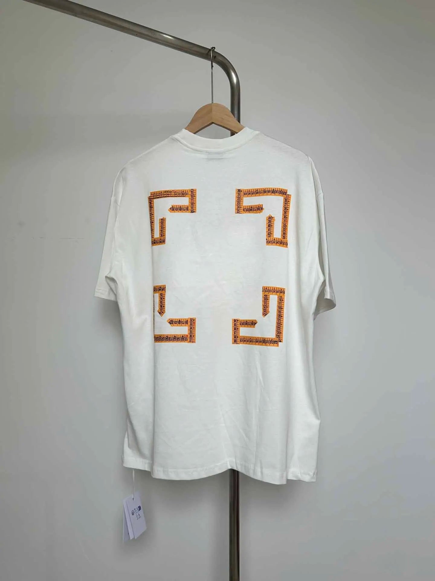 Unisex Oversize Arrow Logo T-Shirt - Hiphop Streetwear Fuzzy Print Cotton Tee | StepbyStepNow - StepByStepNow