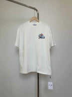 Unisex Oversize Arrow Logo T-Shirt - Hiphop Streetwear Fuzzy Print Cotton Tee | StepbyStepNow - StepByStepNow