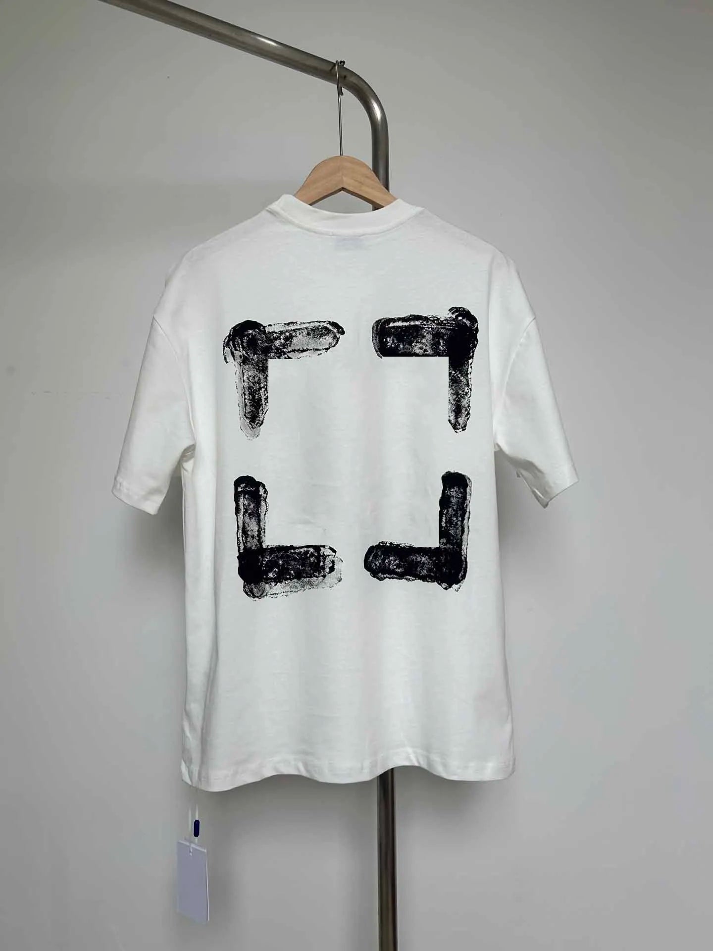 Unisex Oversize Arrow Logo T-Shirt - Hiphop Streetwear Fuzzy Print Cotton Tee | StepbyStepNow - StepByStepNow