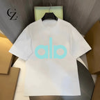 Unisex Yoga Logo T-Shirt - 100% Cotton Summer Fitness Tee - StepByStepNow