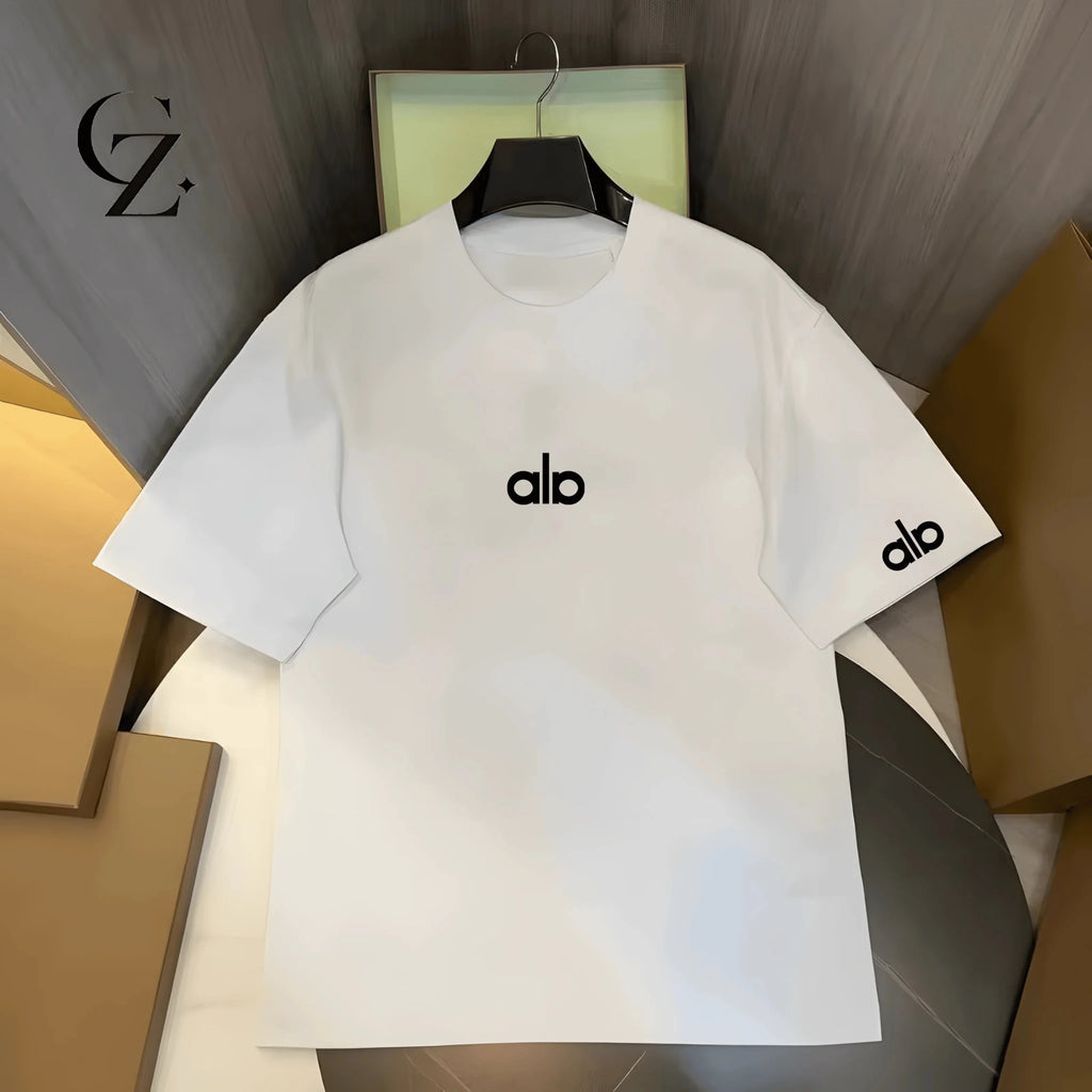 Unisex Yoga Logo T-Shirt - 100% Cotton Summer Fitness Tee - StepByStepNow