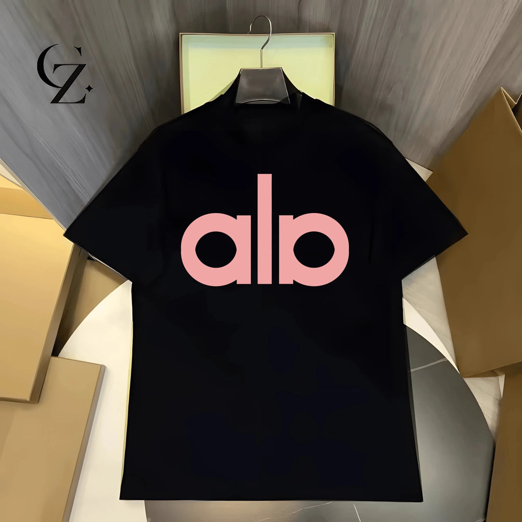 Unisex Yoga Logo T-Shirt - 100% Cotton Summer Fitness Tee - StepByStepNow