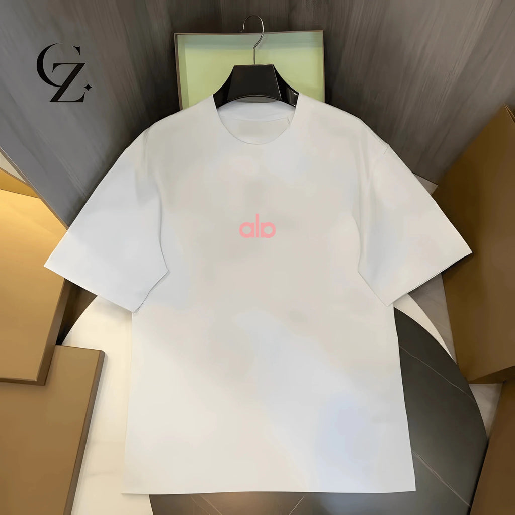 Unisex Yoga Logo T-Shirt - 100% Cotton Summer Fitness Tee - StepByStepNow