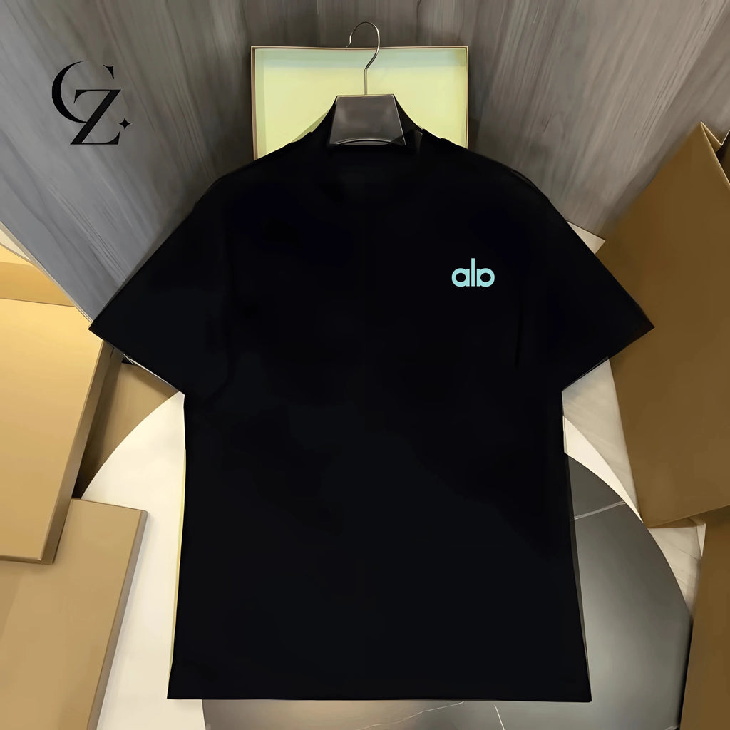 Unisex Yoga Logo T-Shirt - 100% Cotton Summer Fitness Tee - StepByStepNow