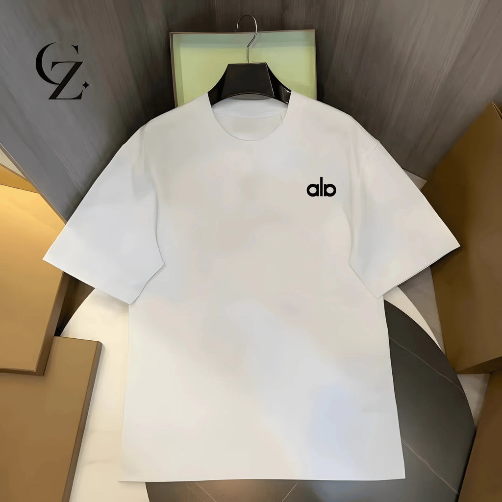 Unisex Yoga Logo T-Shirt - 100% Cotton Summer Fitness Tee - StepByStepNow