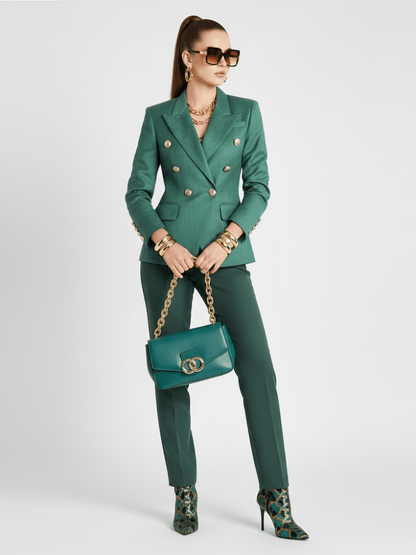 UPPER WEST SIDE Emerald Double - Breasted Blazer BYMANYC ® New York - StepByStep