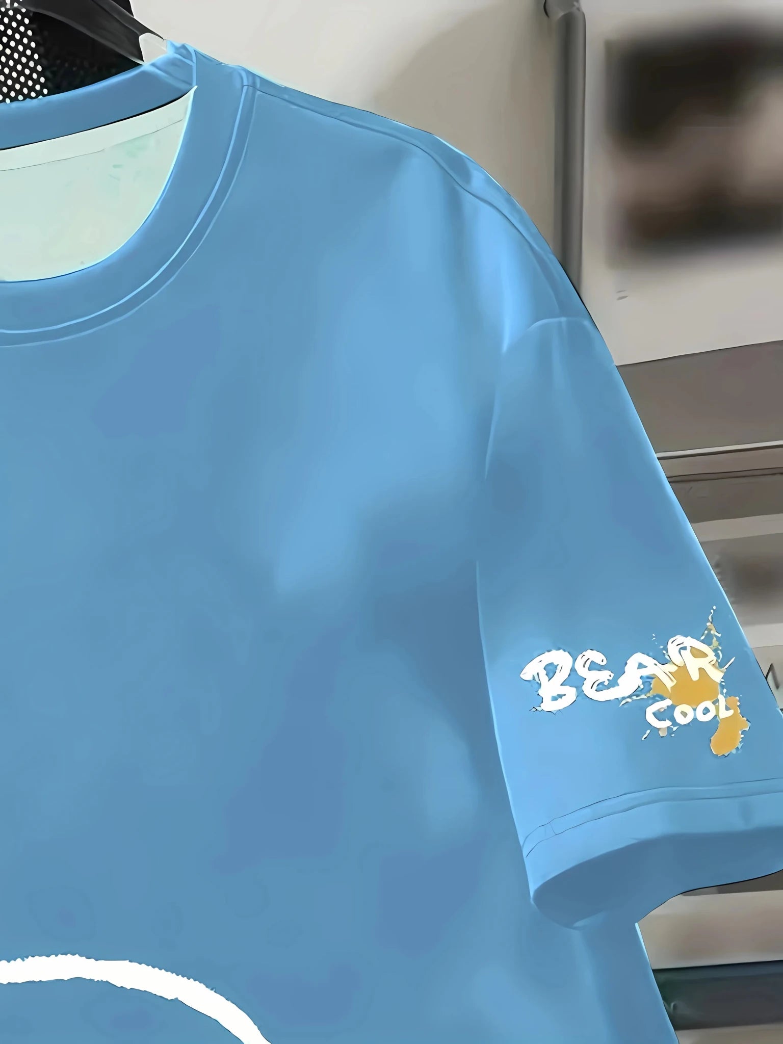 Urban Bear Print T-Shirt - Summer 2026 Cotton Streetwear - StepByStepNow