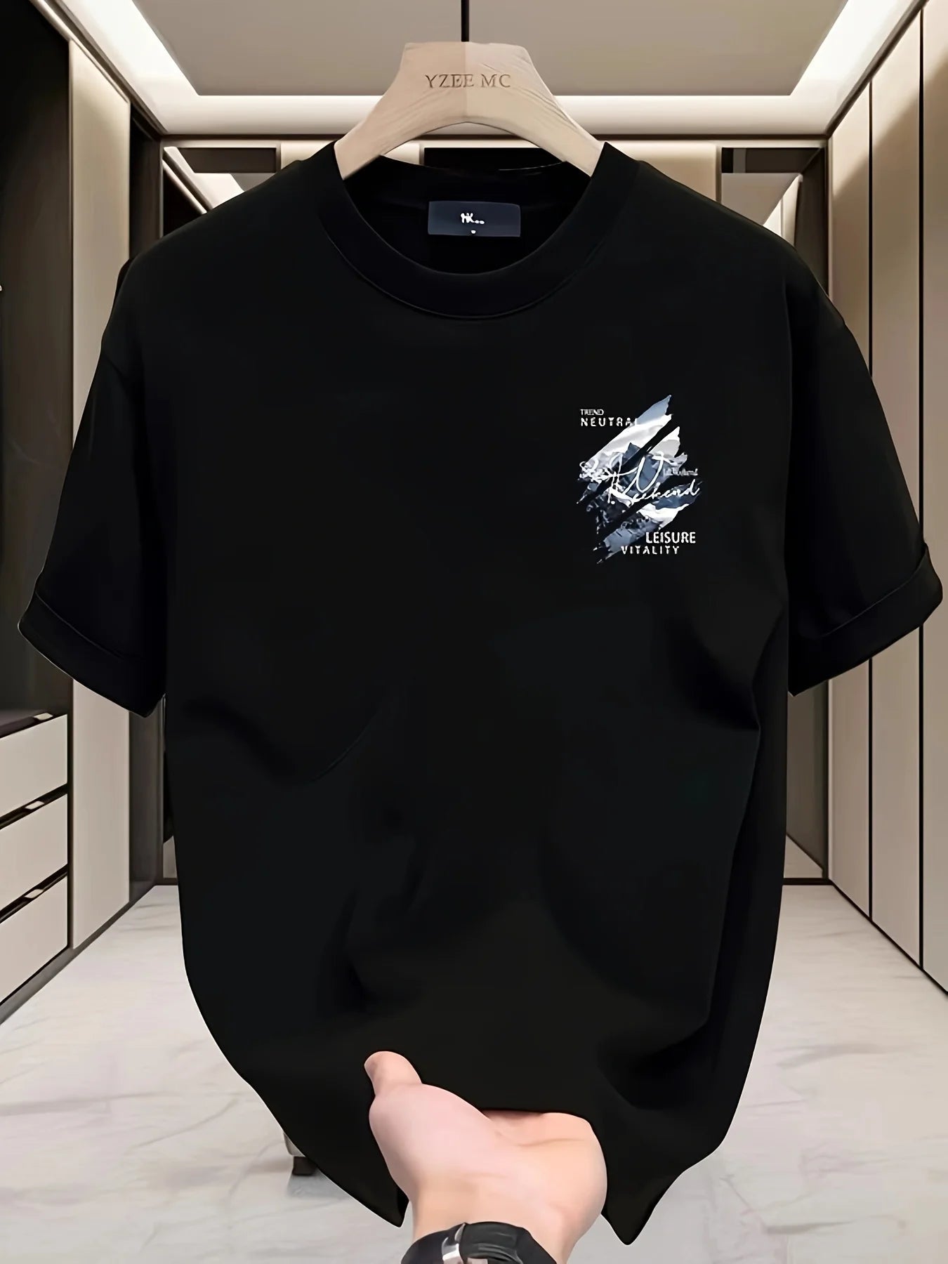 Urban Streetwear Men's Tee - 100% Pure Cotton Breathable Fit - StepByStepNow