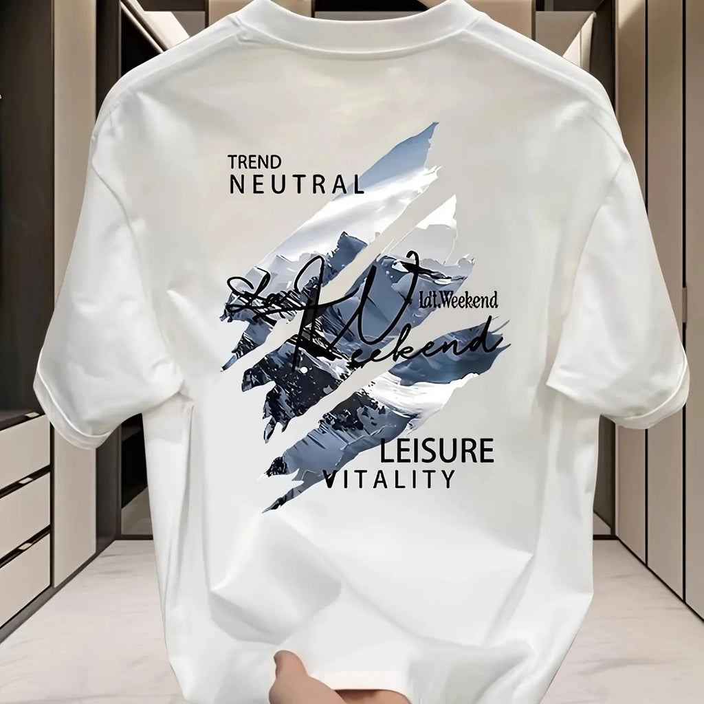 Urban Streetwear Men's Tee - 100% Pure Cotton Breathable Fit - StepByStepNow