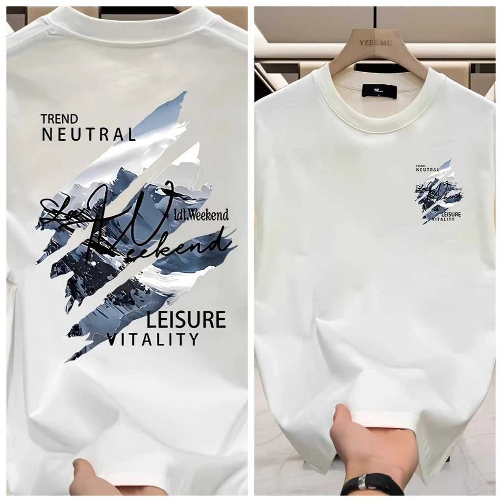 Urban Streetwear Men's Tee - 100% Pure Cotton Breathable Fit - StepByStepNow