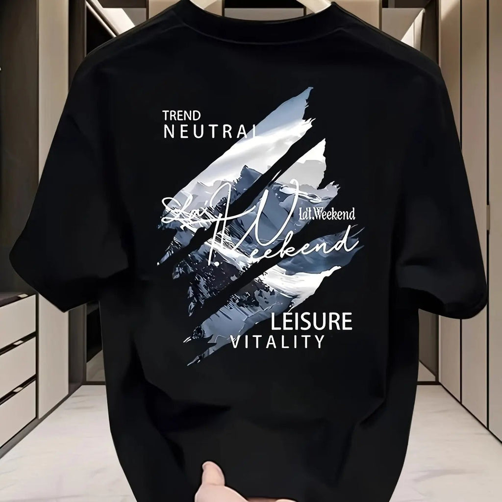 Urban Streetwear Men's Tee - 100% Pure Cotton Breathable Fit - StepByStepNow