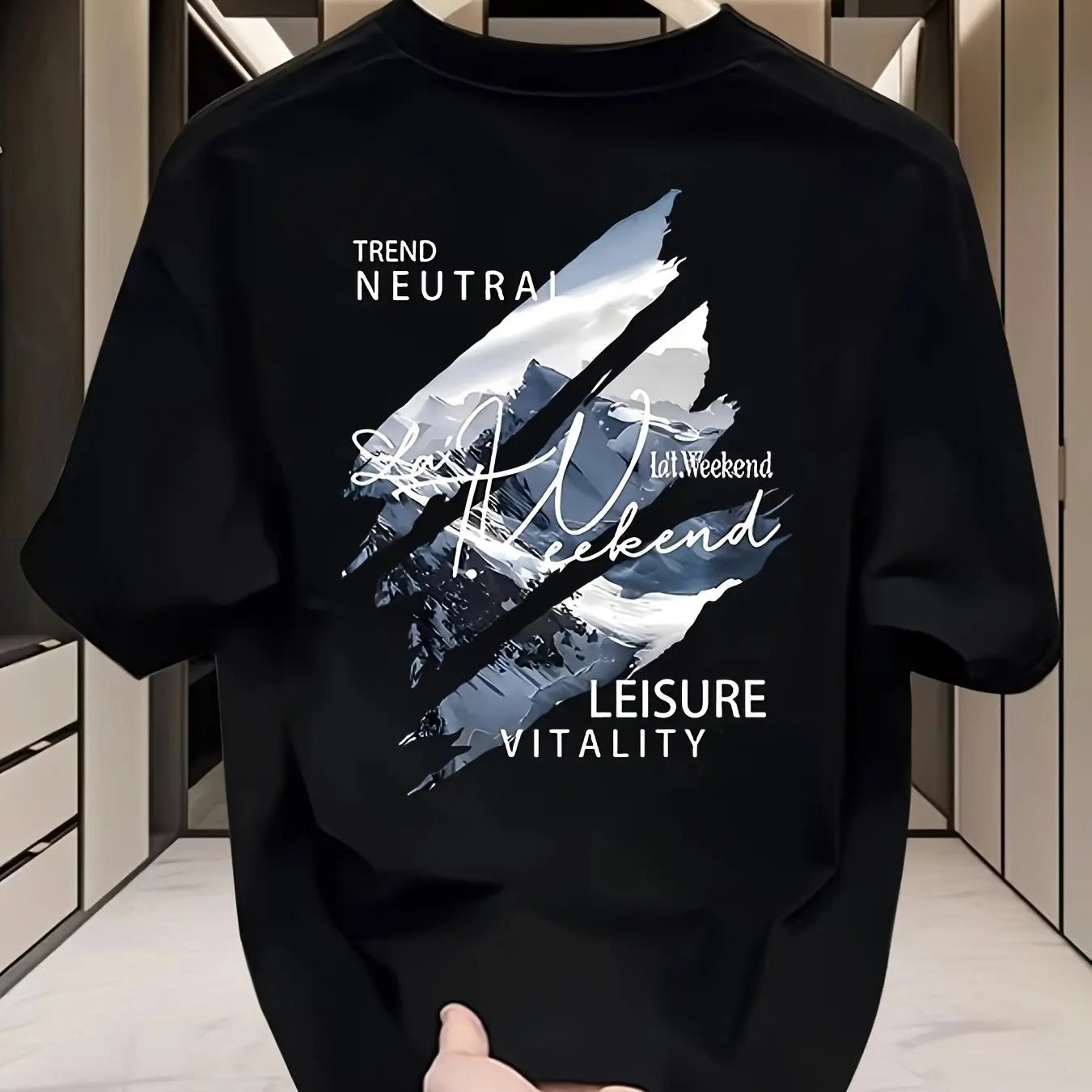 Urban Streetwear Men's Tee - 100% Pure Cotton Breathable Fit - StepByStepNow