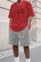 Urban Summer Co - ord: Men's Casual Sports Set – Lightweight O - Neck Tee &amp; Shorts (Sizes S - XXL) - StepByStepNow