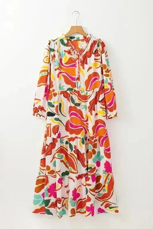 Valencia Floral Tiered Maxi Dress - StepByStep