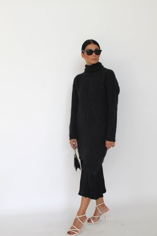 Vestito a trecce in Lana Merino - Catia - StepByStep