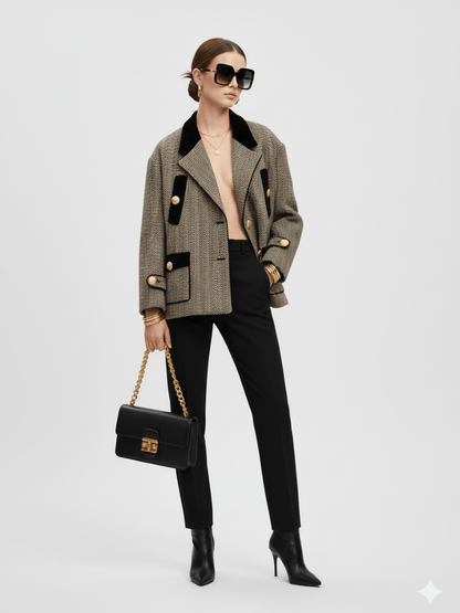 WEST VILLAGE Herringbone Tweed Jacket BYMANYC ® New York - StepByStep