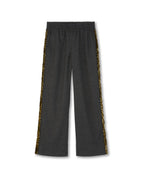 Wide Leg Track Pant (Charcoal Heather) - StepByStep