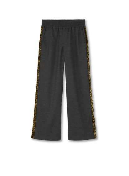 Wide Leg Track Pant (Charcoal Heather) - StepByStep