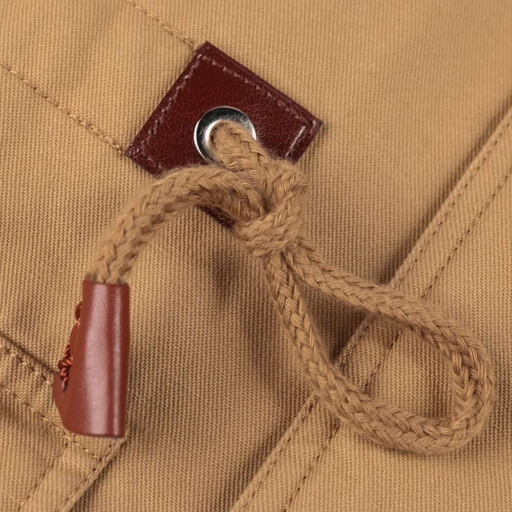 Winter Zip - up Coat Warm Thickened Detachable Hooded Jacket Multi - pocket Button Drawstring Long Sleeve Tops Men's Cargo Clothing - StepByStepNow