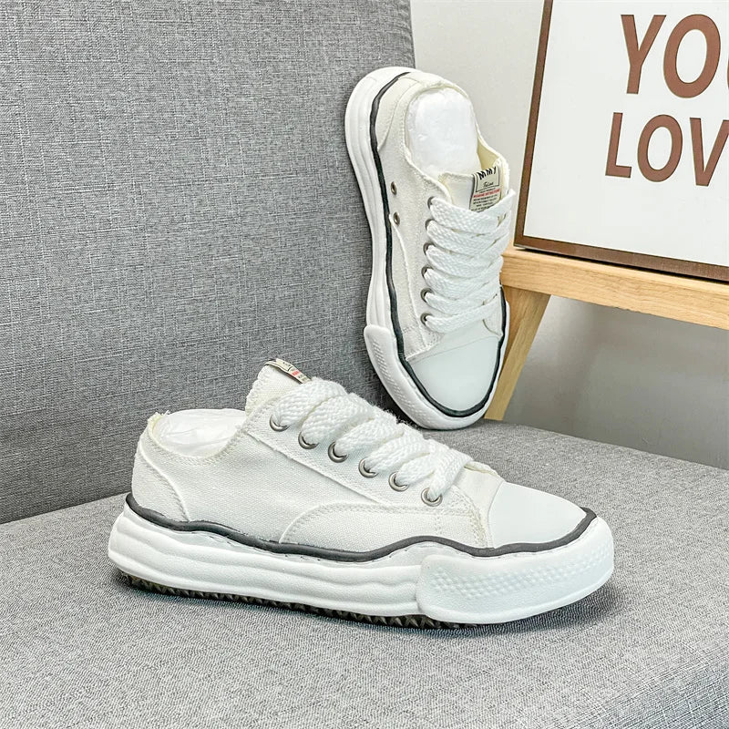 Women Casual Shoes Men's Sports footwear Summer Casual Thick Soled Male Soft Comfortable Non - slip Outdoor Fashion Board sneakers - StepByStepNow