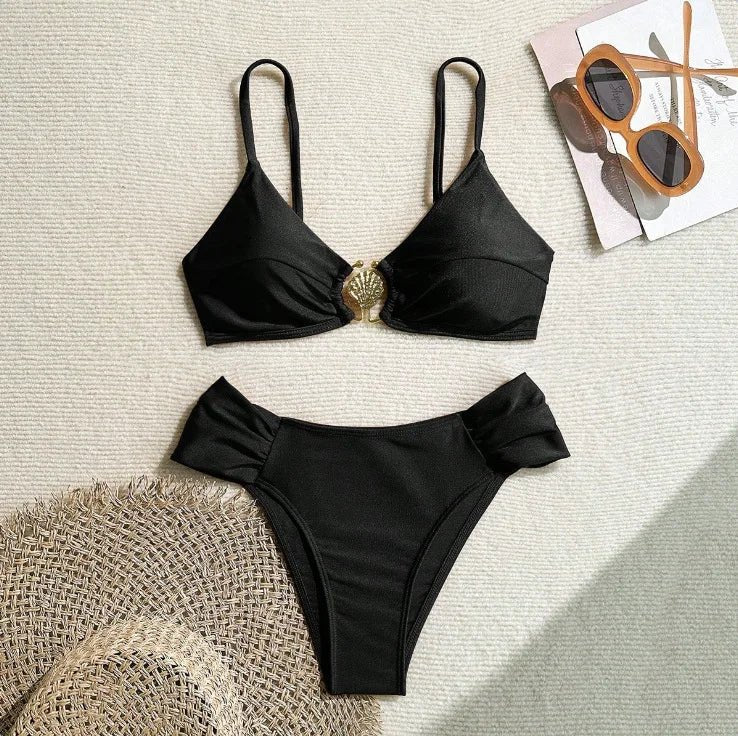 Women’s Bikini with Metallic Detail — Image 42