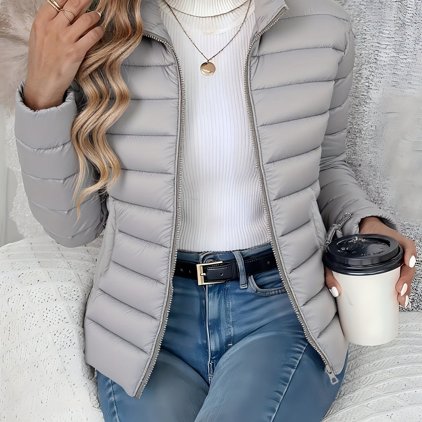 Giacca autunnale leggera da donna - Elegante e versatile - StepByStepNow