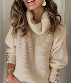 Women's Lapel Pullover Knit Sweater - StepByStepNow