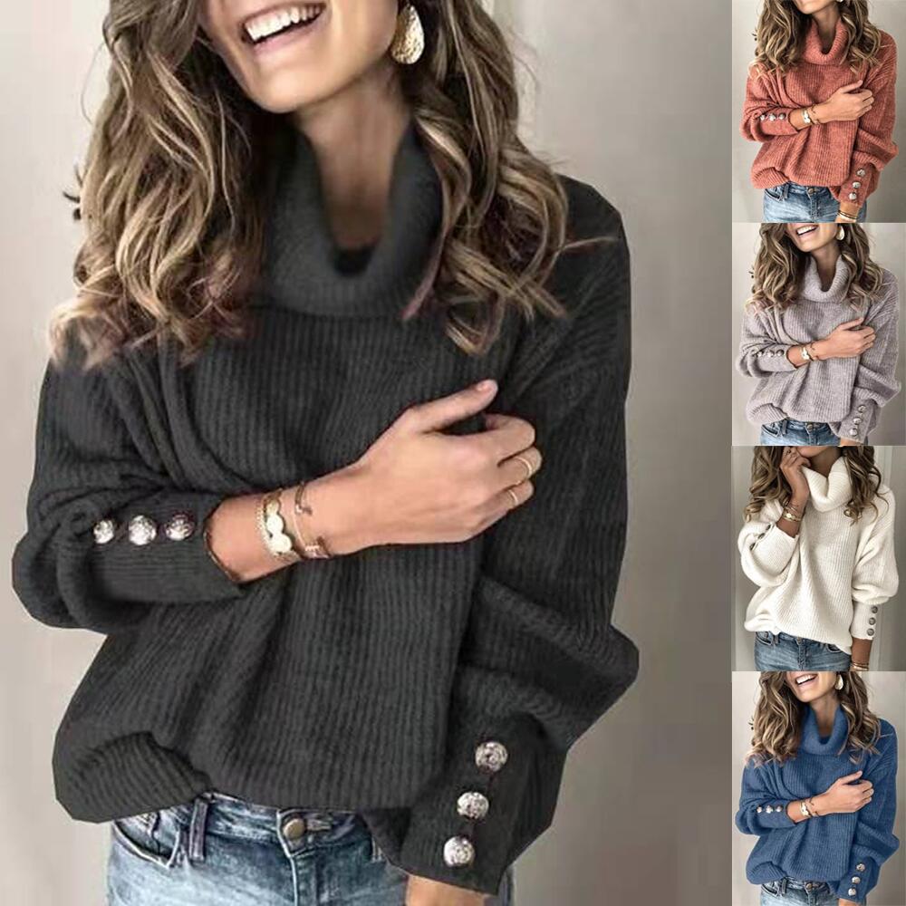 Women's Lapel Pullover Knit Sweater - StepByStepNow