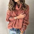 Women's Lapel Pullover Knit Sweater - StepByStepNow