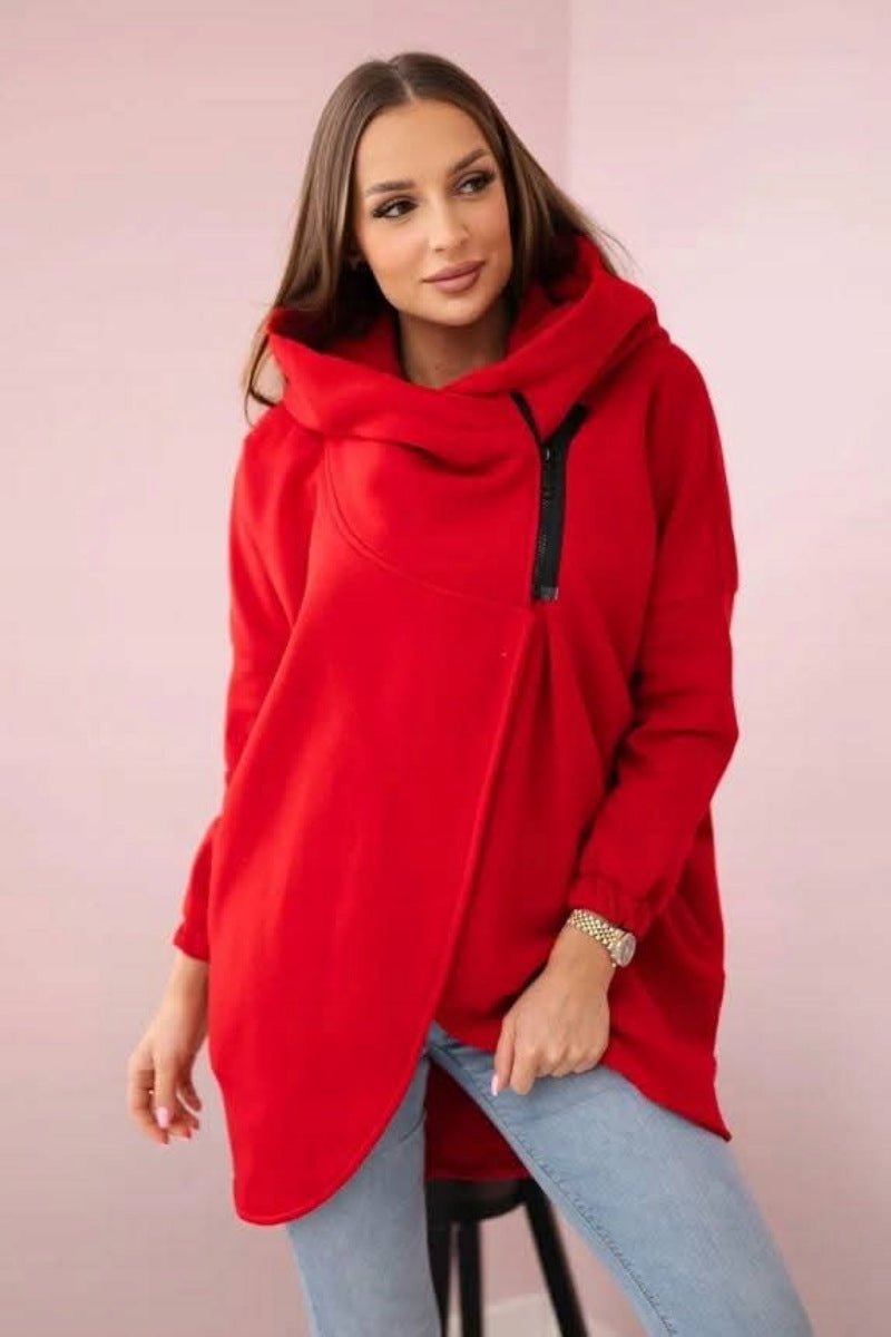 Women's Plus Size Solid Color Coat - StepByStepNow