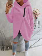Women's Plus Size Solid Color Coat - StepByStepNow